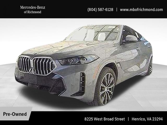 Gray Metallic 2025 BMW X6 xDrive40i AWD SUV / Crossover All-Wheel Drive 8-Speed Automatic
