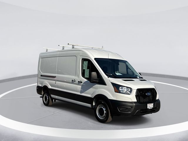 Oxford White 2024 Ford Transit Cargo 250 Medium Roof LB RWD Van Rear-Wheel Drive