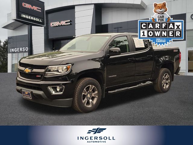 Black 2015 Chevrolet Colorado Pickup Truck Four-Wheel Drive 6-Speed Automatic