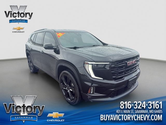Black (Ebony Twilight Metallic) 2025 GMC Acadia SUV / Crossover Four-Wheel Drive 8-Speed Automatic