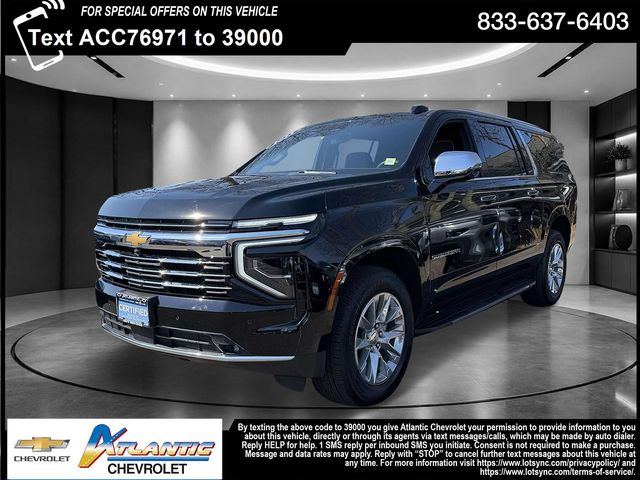 Black 2025 Chevrolet Suburban Premier 4WD SUV / Crossover Four-Wheel Drive Automatic