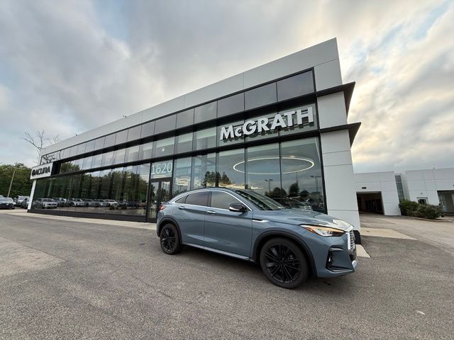 Slate Gray 2022 INFINITI QX55 SUV / Crossover All-Wheel Drive Continuously Variable Transmission