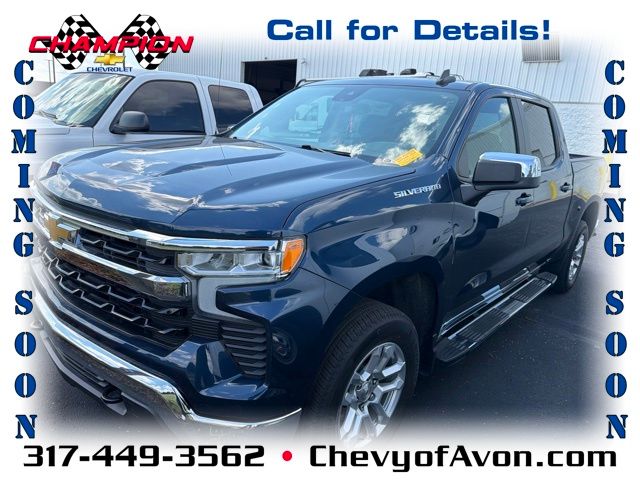 Northsky Blue Metallic 2023 Chevrolet Silverado 1500 Pickup Truck Four-Wheel Drive 8-Speed Automatic