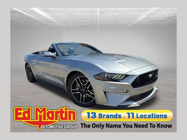 Iconic Silver Metallic 2022 Ford Mustang Convertible Rear-Wheel Drive Automatic