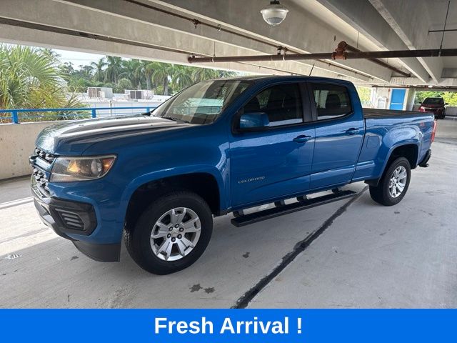 Bright Blue Metallic 2021 Chevrolet Colorado Pickup Truck 4X2 8-Speed Automatic