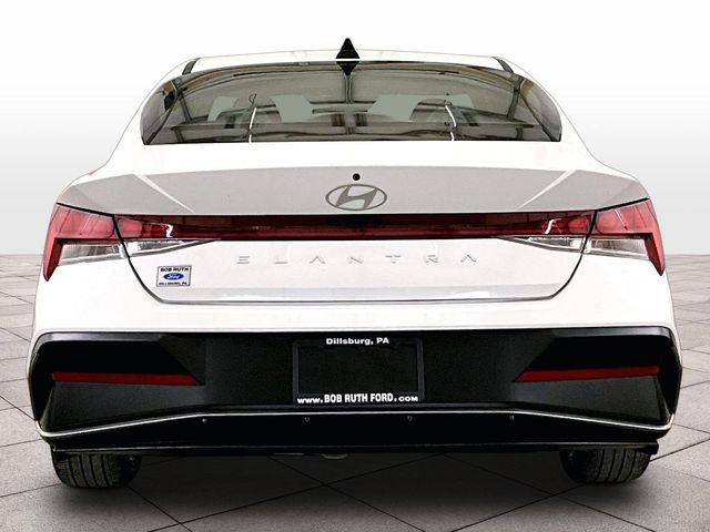 2024 Hyundai Elantra SEL White at Klick Lewis Buick Chevrolet