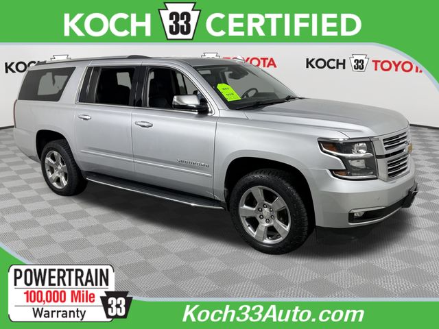 Silver Ice Metallic 2020 Chevrolet Suburban 1500 Premier 4WD SUV / Crossover Four-Wheel Drive 6-Speed Automatic Overdrive