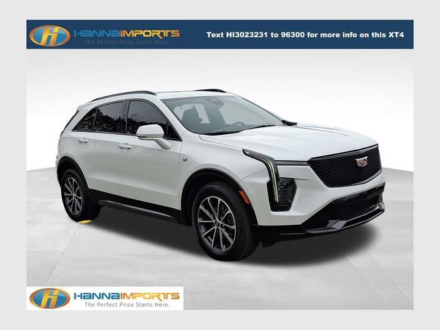 Crystal White Tricoat 2024 Cadillac XT4 Sport FWD SUV / Crossover Front-Wheel Drive 9-Speed Automatic