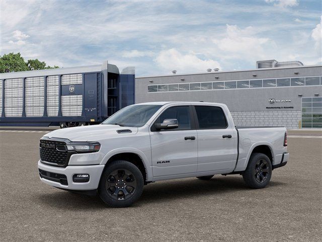 Bright White Clearcoat 2026 RAM 1500 Big Horn Crew Cab 4WD Pickup Truck Four-Wheel Drive 8-Speed Automatic