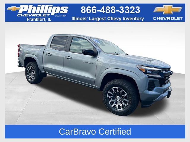Sterling Gray Metallic 2024 Chevrolet Colorado Pickup Truck Four-Wheel Drive 8-Speed Automatic