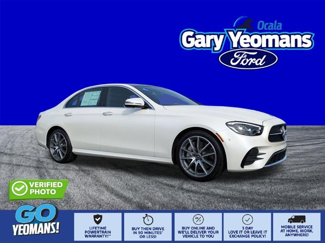 Polar White 2021 Mercedes-Benz E-Class E 350 4MATIC Sedan All-Wheel Drive 9-Speed Automatic