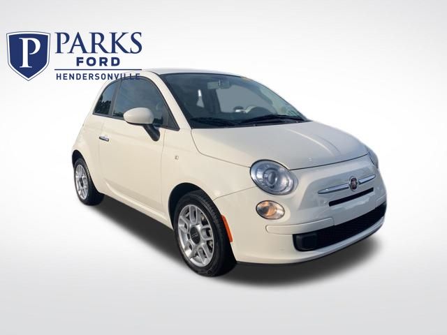 Bianco (White) 2013 FIAT 500 Pop Hatchback Front-Wheel Drive 6-Speed Automatic