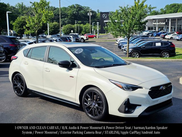 Crystal White Pearl 2024 Subaru Impreza Wagon All-Wheel Drive Continuously Variable Transmission