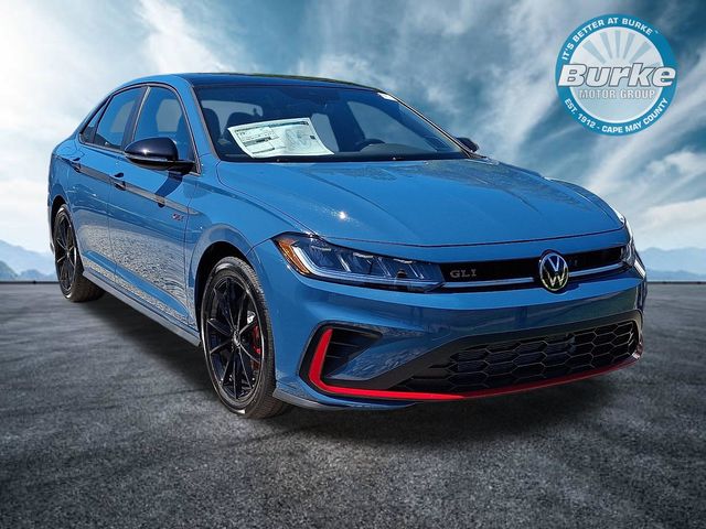 Monterey Blue w/Dp Blk Rf 2026 Volkswagen Jetta GLI Sedan Front-Wheel Drive 6-Speed Manual