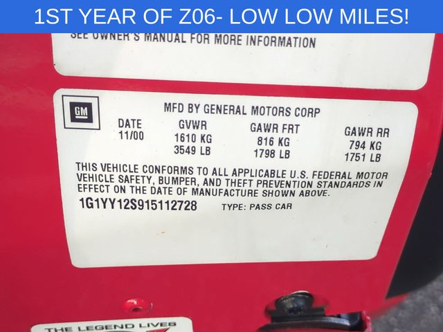 Used 2001 Red Chevrolet Z06 image 28
