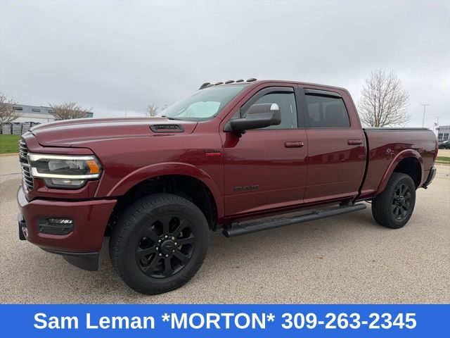 Delmonico Red Pearlcoat 2022 RAM 2500 Laramie Crew Cab 4WD Pickup Truck Four-Wheel Drive 8-Speed Automatic