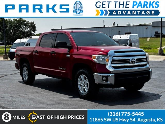 Barcelona Red Metallic 2017 Toyota Tundra Pickup Truck Four-Wheel Drive 6-Speed Automatic Overdrive