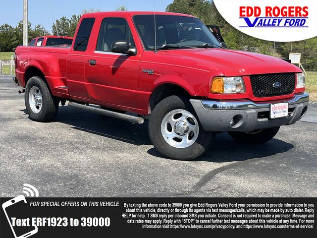Red 2001 Ford Ranger Pickup Truck 5-Speed Automatic