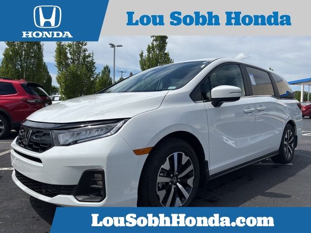 Platinum White Pearl 2026 Honda Odyssey EX-L FWD Minivan Front-Wheel Drive Automatic