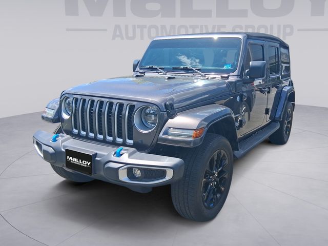 Gray (Granite Crystal Metallic Clearcoat) 2023 Jeep Wrangler 4xe Sahara 4WD SUV / Crossover Four-Wheel Drive 8-Speed Automatic