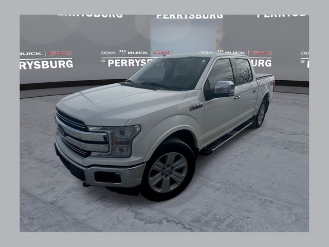 White Platinum Metallic Tri-Coat 2018 Ford F-150 Lariat SuperCrew 4WD Pickup Truck Four-Wheel Drive Automatic