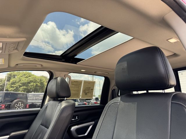 2020 Nissan Titan SL Red at Texan Dodge Chrysler Jeep Ram