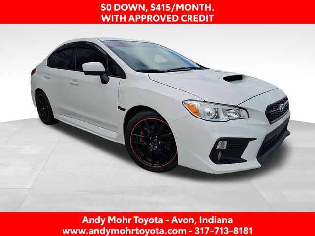 Crystal White Pearl 2018 Subaru WRX Premium Sedan All-Wheel Drive 6-Speed Manual