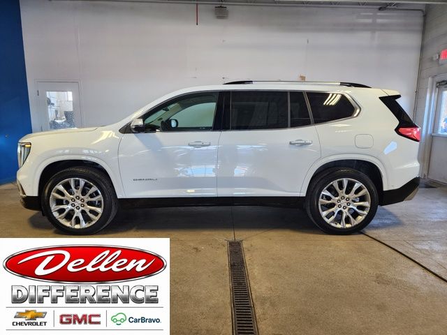 Summit White 2025 GMC Acadia SUV / Crossover Four-Wheel Drive 8-Speed Automatic