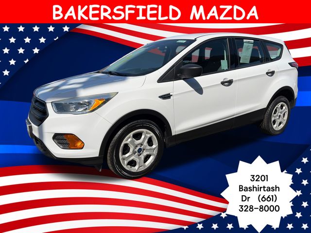 Oxford White 2017 Ford Escape S FWD SUV / Crossover Front-Wheel Drive 6-Speed Automatic