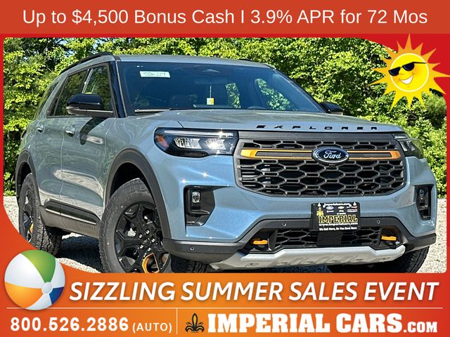 Vapor Blue 2026 Ford Explorer SUV / Crossover All-Wheel Drive Automatic