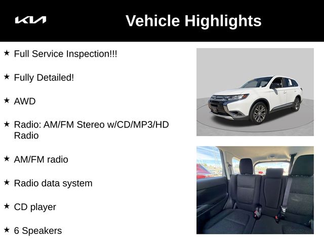 Used 2016 Mitsubishi Outlander SUV