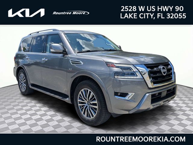 Gray (Gun Metallic) 2022 Nissan Armada SUV / Crossover 4X2 7-Speed Automatic