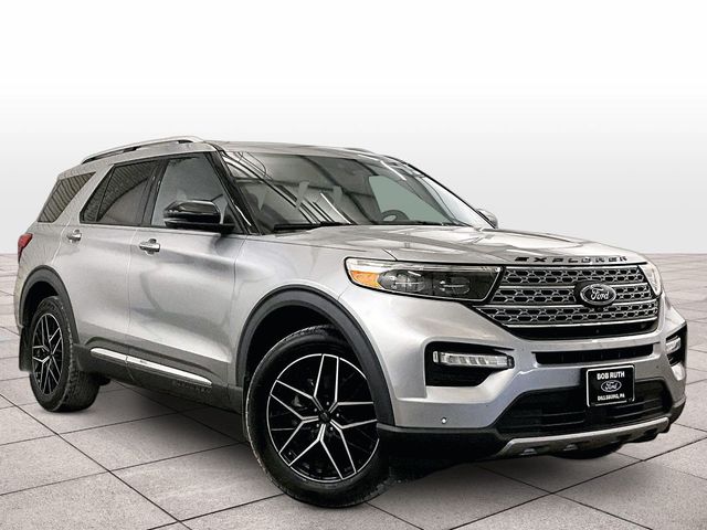 2020 Ford Explorer Limited Silver at Klick Lewis Buick Chevrolet
