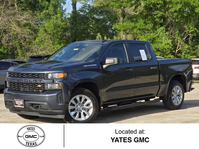 Shadow Gray Metallic 2019 Chevrolet Silverado 1500 Custom Crew Cab RWD Pickup Truck 4X2 6-Speed Automatic Overdrive