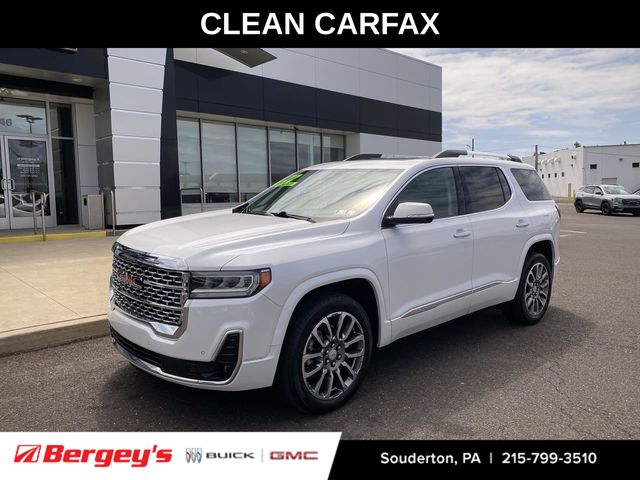 White Frost Tricoat 2022 GMC Acadia SUV / Crossover Four-Wheel Drive 9-Speed Automatic