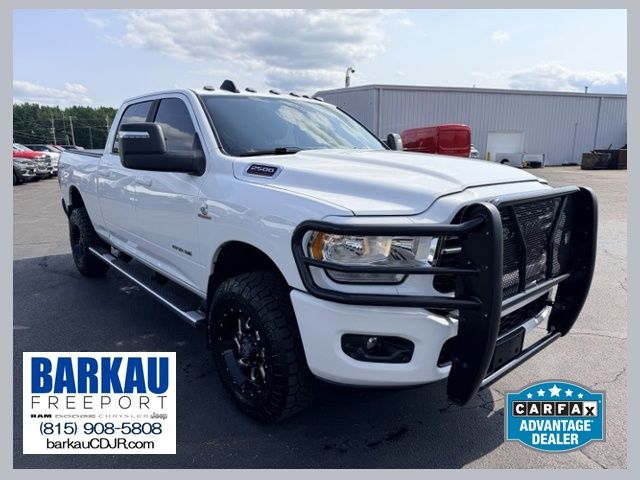 Bright White Clearcoat 2023 RAM 2500 Pickup Truck Four-Wheel Drive 6-Speed Automatic