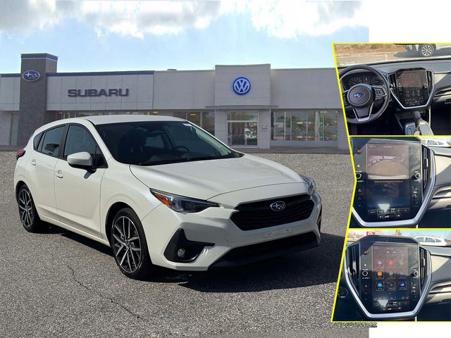 Crystal White Pearl 2025 Subaru Impreza Sport AWD Wagon All-Wheel Drive Continuously Variable Transmission