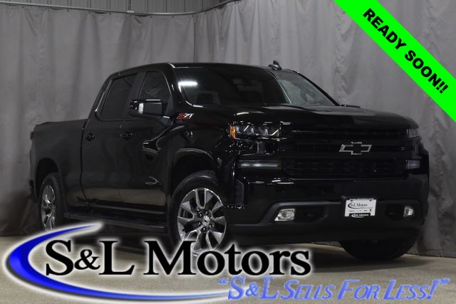 Black 2022 Chevrolet Silverado 1500 RST Crew Cab 4WD Pickup Truck Four-Wheel Drive 8-Speed Automatic