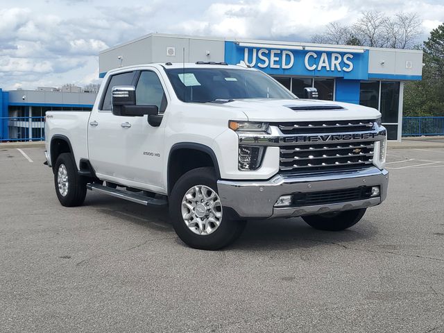 Summit White 2020 Chevrolet Silverado 2500HD LTZ Crew Cab 4WD Pickup Truck Four-Wheel Drive Automatic