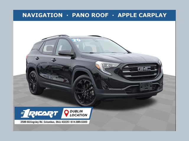 Black (Ebony Twilight Metallic) 2020 GMC Terrain SLT AWD SUV / Crossover Four-Wheel Drive 9-Speed Automatic