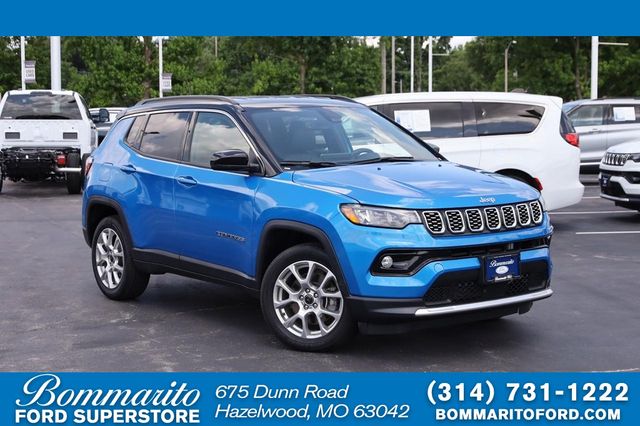 Blue Pearl 2025 Jeep Compass SUV / Crossover Four-Wheel Drive 8-Speed Automatic