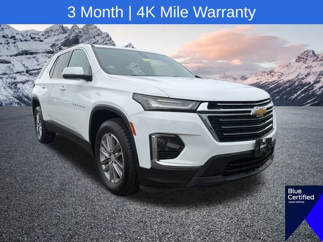 Summit White 2023 Chevrolet Traverse LT Cloth AWD SUV / Crossover Four-Wheel Drive 9-Speed Automatic