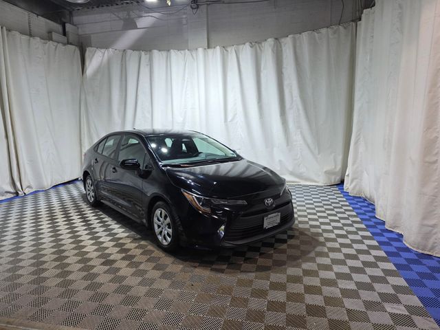 Midnight Black Metallic 2024 Toyota Corolla LE FWD Sedan Front-Wheel Drive Continuously Variable Transmission