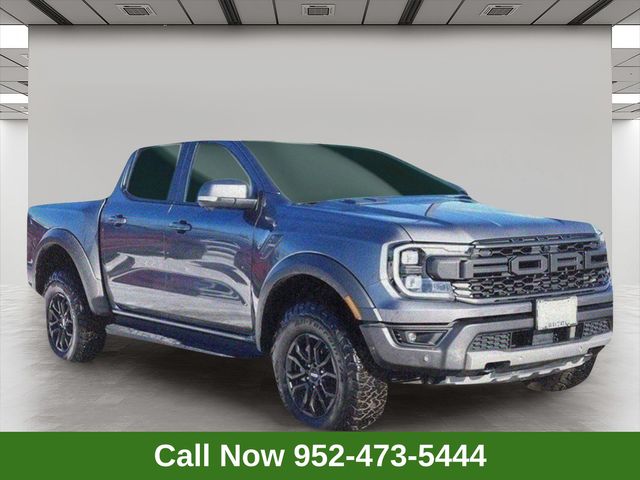 Carbonized Gray Metallic 2024 Ford Ranger Raptor SuperCrew 4WD Pickup Truck Four-Wheel Drive Automatic