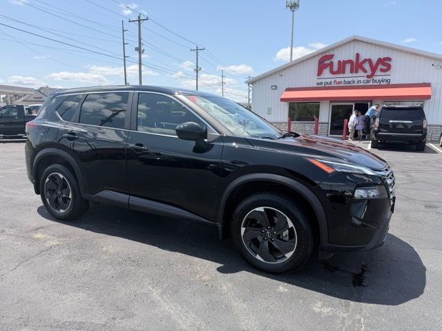 Super Black 2024 Nissan Rogue SUV / Crossover All-Wheel Drive Continuously Variable Transmission