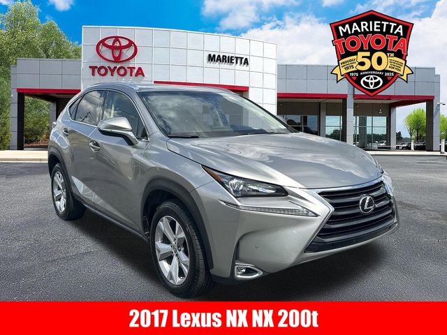 Silver 2017 Lexus NX 200t FWD SUV / Crossover Front-Wheel Drive 6-Speed Automatic