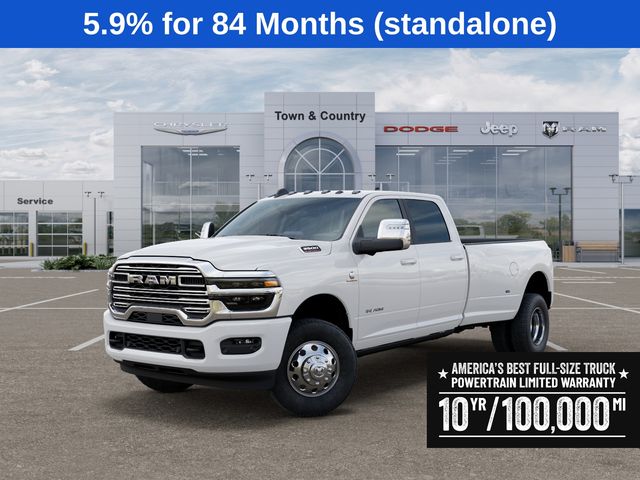 Bright White 2026 RAM 3500 Pickup Truck Four-Wheel Drive 8-Speed Automatic