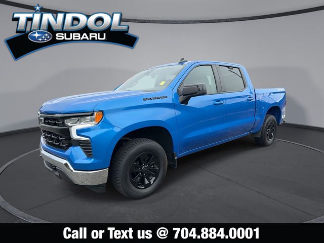 Riptide Blue Metallic 2025 Chevrolet Silverado 1500 Pickup Truck Four-Wheel Drive Automatic