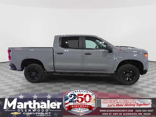 Slate Gray Metallic 2025 Chevrolet Silverado 1500 Pickup Truck Four-Wheel Drive Automatic
