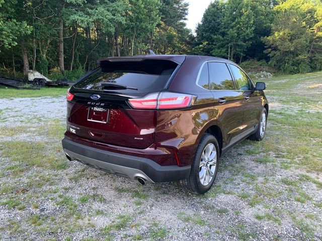 Certified Used 2022 Red Ford Titanium image 9